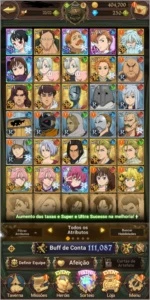 CONTA NANATSU NO TAIZAI GRAND CROSS GLOBAL - 7DS (REROLL) - Outros