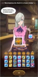 CONTA NANATSU NO TAIZAI GRAND CROSS GLOBAL - 7DS (REROLL) - Outros