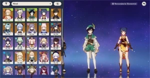 Conta Genshin AR58 Ganyu + Yoimiya + 9 t5 + 40+ dias benção - Genshin Impact