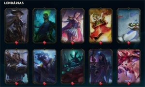 Conta prata 3 , 229 skins - League of Legends LOL