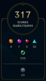 Conta prata 3 , 229 skins - League of Legends LOL