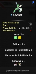 Conta Pokexgames - Nível 210 - Servidor Wind PXG