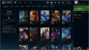 Conta do lol lvl 42, plat 4 - League of Legends