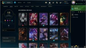 Conta do lol lvl 42, plat 4 - League of Legends