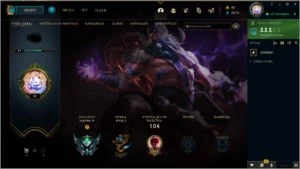 Conta do lol lvl 42, plat 4 - League of Legends