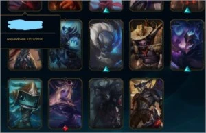 Conta LOL. Skins: Corki Ovni, Kayle Juiza, Lux elementalista - League of Legends