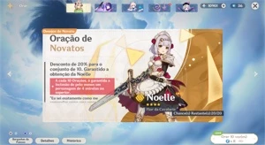 Conta com 10K de gemas - Genshin Impact