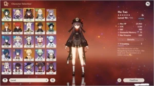 AR55 HUTAO BACULO, XIAO JADE, 15 5* - Genshin Impact