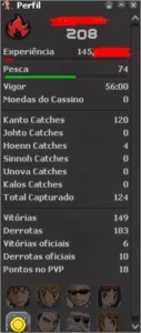Conta Pokexgames Pxg Level 208 Server Purple - Outros