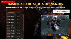 Mu Online Dashboard de Eventos