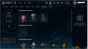CONTA LEAGUE OF LEGENDS - OURO 3 - 148 CHAMP E 157 SKINS LOL