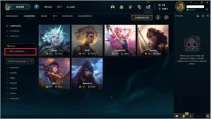 CONTA LEAGUE OF LEGENDS - OURO 3 - 148 CHAMP E 157 SKINS LOL