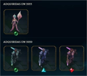 Conta Only Janna Grão Mestre, Janna Vitoriosa e outros. - League of Legends LOL