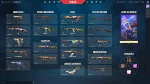 Conta com Vandal Sublime e Karambit sublime 2.0 - Valorant