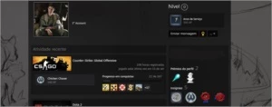 Doação para minha nova conta da Steam (CS:GO)