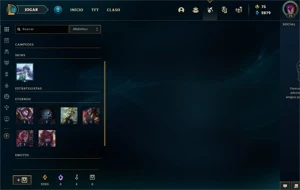 CONTA DE LOL - LVL 75 - League of Legends