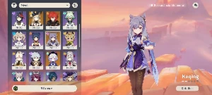 Conta de Genshin AR55 + 5 e 4 estrelas - Genshin Impact