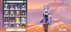 Conta de Genshin AR55 + 5 e 4 estrelas - Genshin Impact