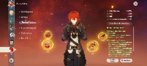 Conta de Genshin AR55 + 5 e 4 estrelas - Genshin Impact