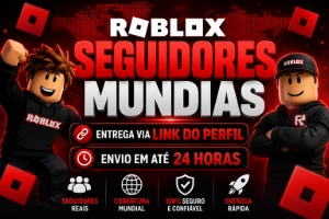 Seguidores Roblox Mundias Entrega Via Link Do Perfil - Redes Sociais