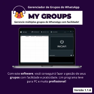 Software My Groups: Gerencie centenas de grupos no WhatZApp - Softwares e Licenças