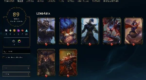 Conta League of Legends Full Acesso - 153 Champs e 89 Skins LOL