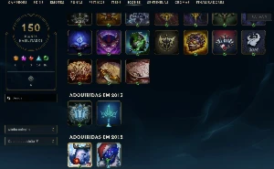 Conta League of Legends Full Acesso - 153 Champs e 89 Skins LOL