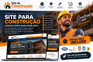 Site para Construtora e Construção Civil 2026 - Sites, Lojas e Sistemas Prontos Sites e Scripts