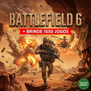 Conta Steam Battlefield 6 + Brinde 1550 Jogos Offline