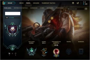Conta lol platina 1, 118 champs e 51 Skins - S5 - League of Legends