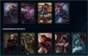 Conta lol platina 1, 118 champs e 51 Skins - S5 - League of Legends