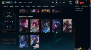 conta platina 3 - League of Legends LOL