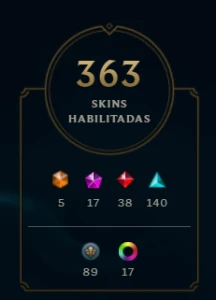 Conta League Of Legends 850+ Com Skins Raras LOL