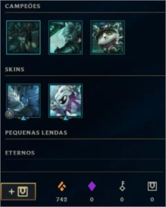 Conta lol excelente para youtubers e streamers - League of Legends