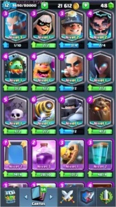 Conta clash royale desafiante II xp12 Record 4868 trofeus