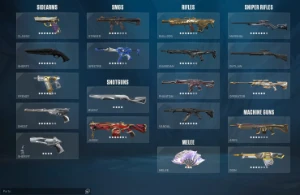 Skin Em 17 Das 18 Armas