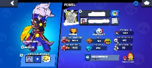 Conta Brawl stars + Clash Royale!!