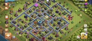 Conta clash of clans cv 13 full + clan nivel 6