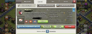 Conta clash of clans cv 13 full + clan nivel 6