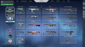 Conta nfa Valorant com skins e nível Sup para jogar competit