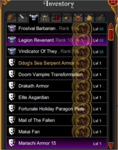 Conta de AQW - Adventure Quest World