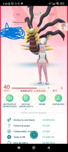 Conta Pokemon Go Antiga Level 40