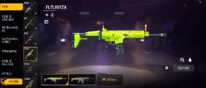 Conta ff com skins e armas - Free Fire