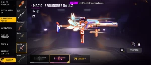 Conta ff com skins e armas - Free Fire