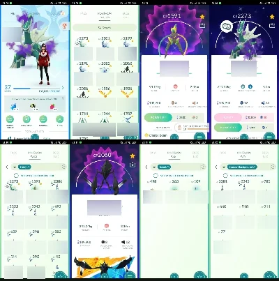 Pokémon GO LVL 37 |  Dialga shiny  + 2 Necrozma T344