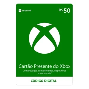 Gift Card Xbox Microsfot - R$50,00 - Gift Cards
