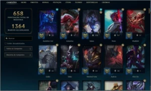 CONTRA MESTRE 300 SKINS 100 CHROMAS!! - League of Legends LOL