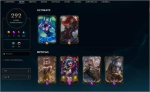 CONTRA MESTRE 300 SKINS 100 CHROMAS!! - League of Legends LOL
