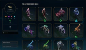 CONTRA MESTRE 300 SKINS 100 CHROMAS!! - League of Legends LOL