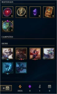 Conta de LOL Platina IV com Skins '' Vitoriosa '' - League of Legends